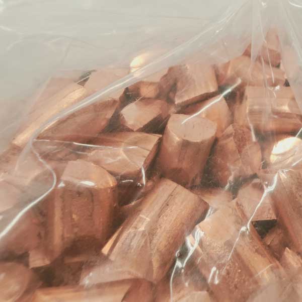 4N2種無酸素銅 MiDIP-OFC φ16 ナゲット材 5.01kg