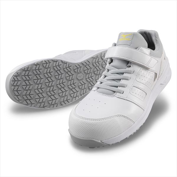 オールマイティASⅡ 34L(静電気帯電防止タイプ) ホワイト×シルバー 28.0