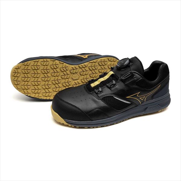 オールマイティLSⅡ 51L WIDE BOA ブラック×ゴールド 25.5