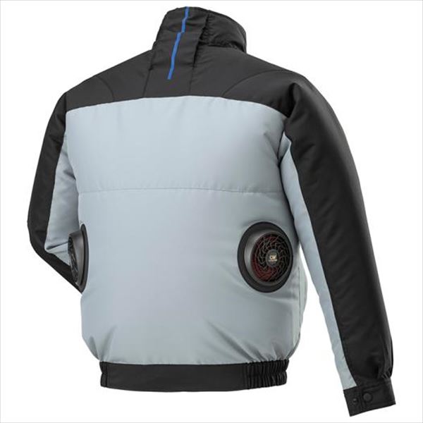 エアリージャケットTOUGH  ブラック×アイログレー L