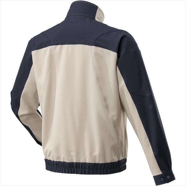 ワークジャケット(春夏向け) ネイビー×ベージュ M