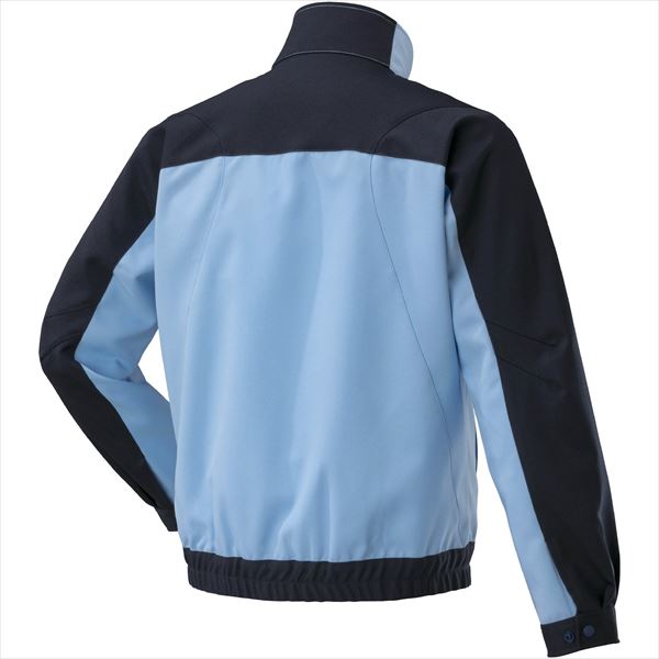 ワークジャケット(通年向け) ネイビー×サックス 4XL-8
