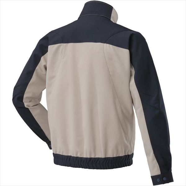 ワークジャケット(通年向け) ネイビー×ベージュ S