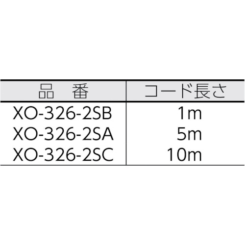 デジタル酸素濃度計　１ｍカールコード付　XO-326-2SB　TRUSCO