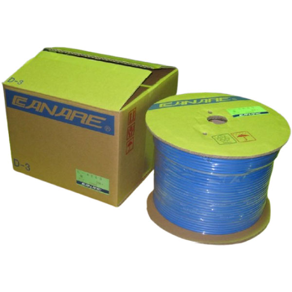 電磁シールドマイクケーブル L-4E6S 白 200m巻