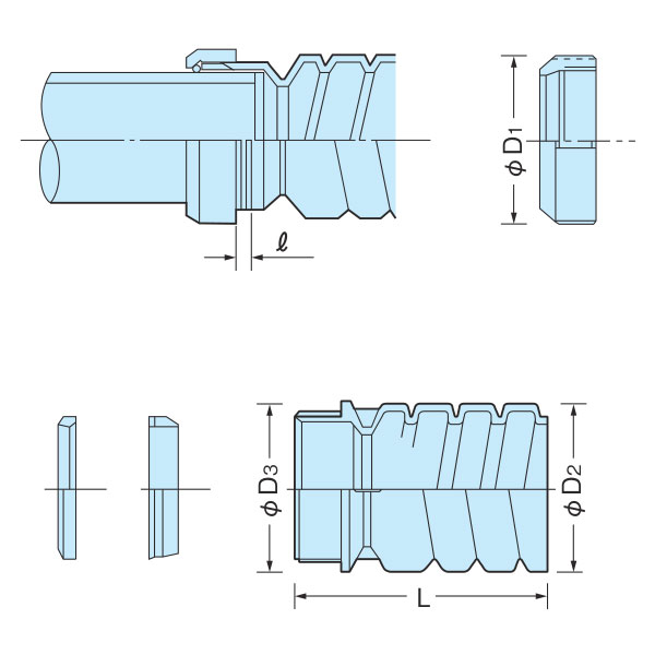 FT-30AQ-4 異種管継手 AQ型(アクアタイプ)