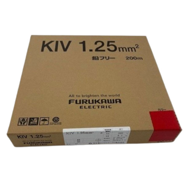 KIV 0.75SQ 緑 200m巻