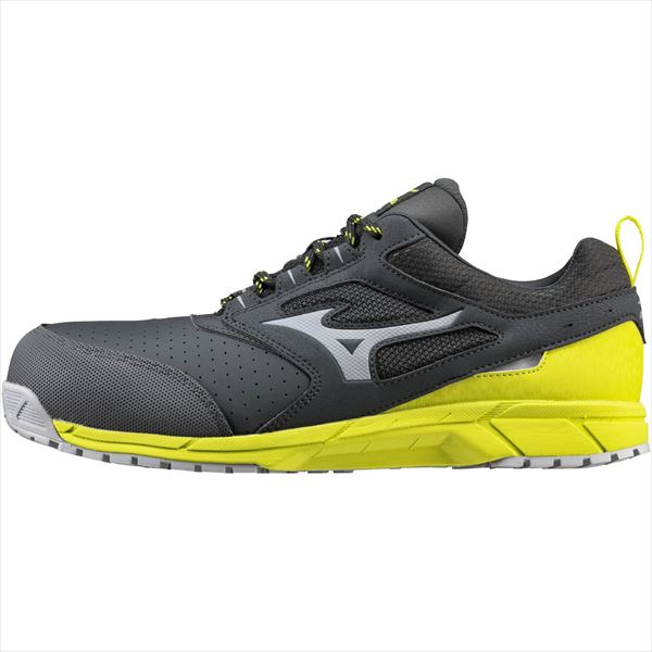 オールマイティAS 15L(静電気帯電防止タイプ) ダークグレー×グレー×イエロー 27.5