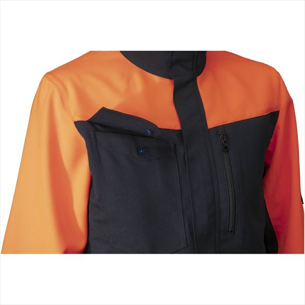 ワークジャケット(通年向け) ネイビー×ブルー 2XL