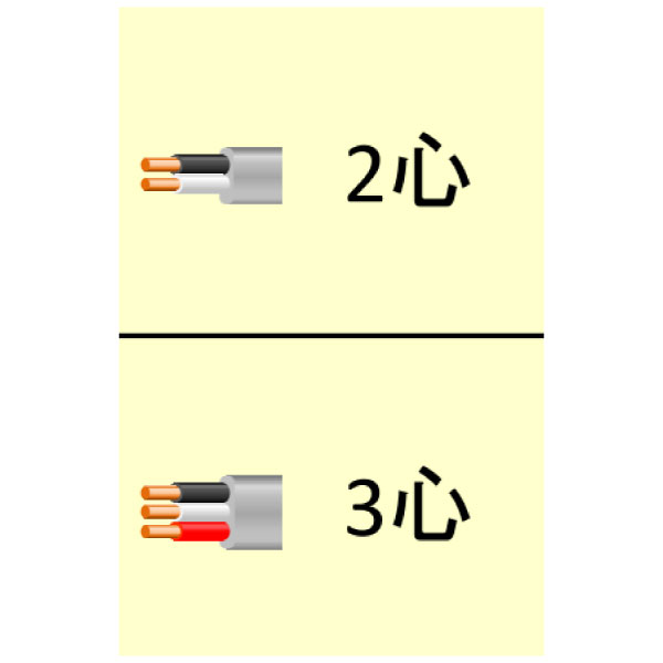 カラーVVF 3C X 1.6mm 茶 100m巻