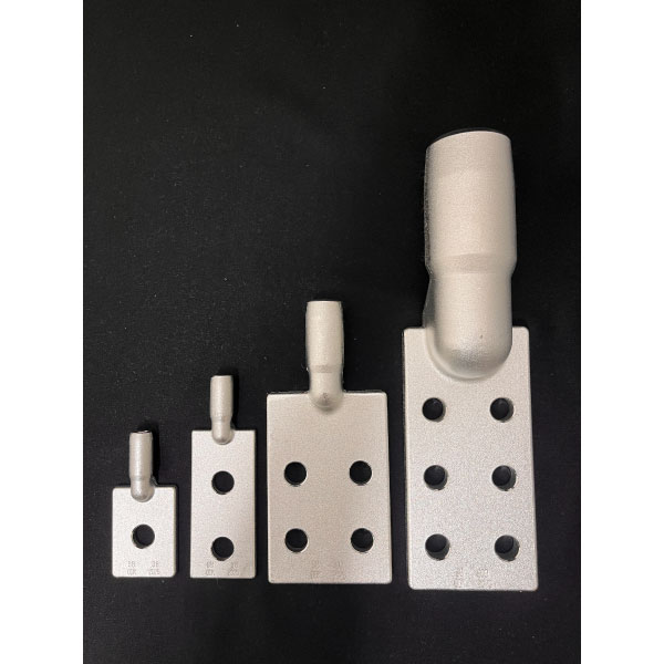 圧縮端子850SQ 6つ穴 導体円圧線用 全面スズメッキ C6-SB850S