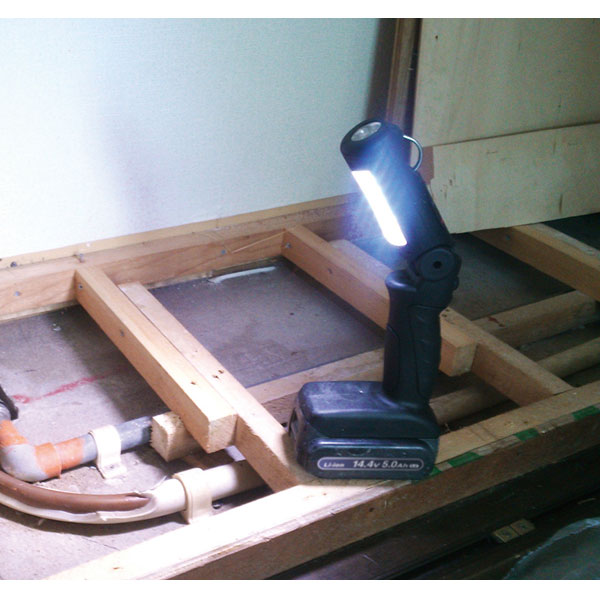 EZ37C2 工事用充電LEDライト　本体のみ　黒