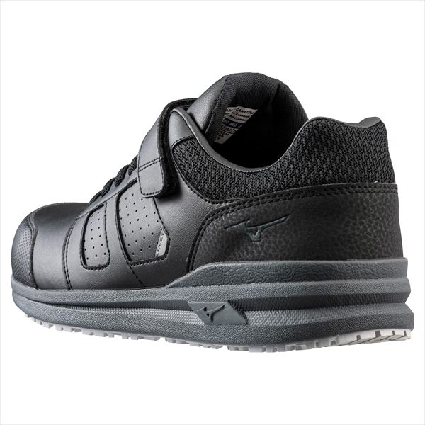 オールマイティASⅡ 34L(静電気帯電防止タイプ) ブラック×ダークグレー 26.0