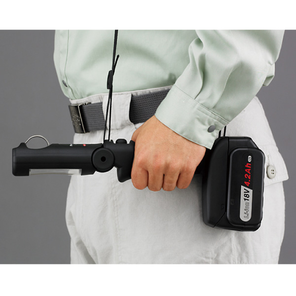 EZ37C2 工事用充電LEDライト　本体のみ　黒