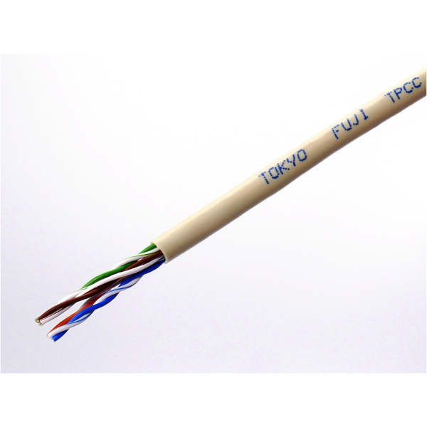TPCC5 0.5mm X 4P ベージュ 300m巻: 通信ケーブル - 蛙屋