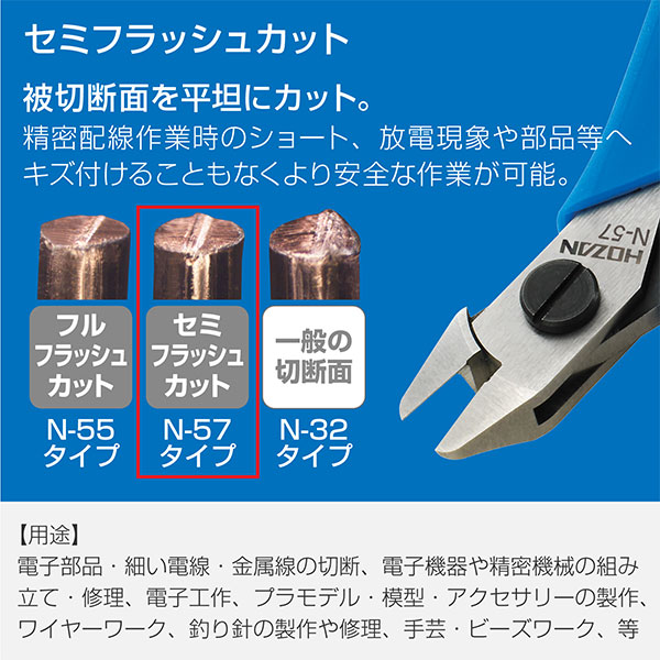 N-57 精密ニッパー