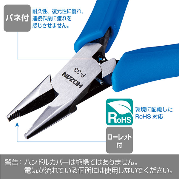 P-33 ミニチュア強力ペンチ