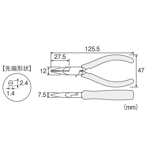 P-36 ミニチュアラジオペンチ