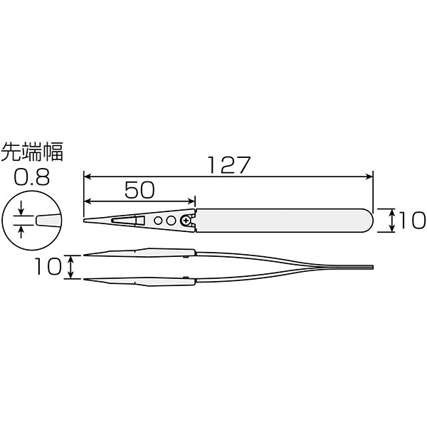 P-646-C セラミックピンセット