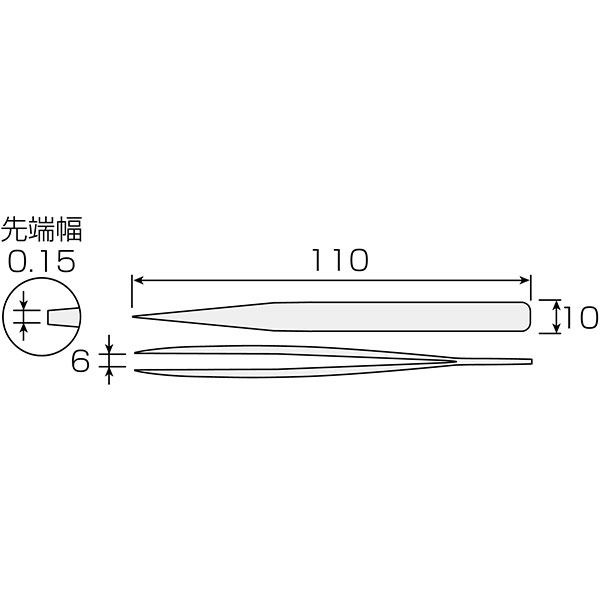 P-671 ピンセット