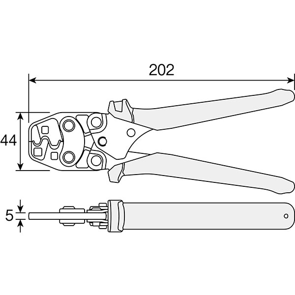 P-738-TK 圧着工具（点検結果表付）