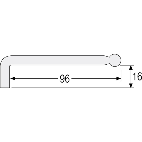 W-110-2 ボールポイントレンチ