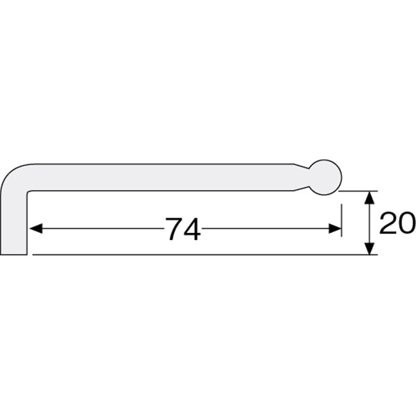 W-112-3 ボールポイントレンチ
