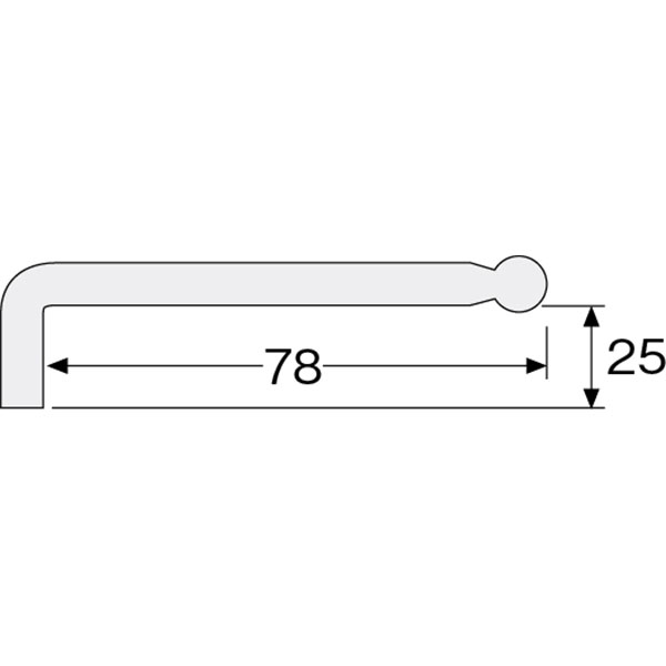 W-112-4 ボールポイントレンチ