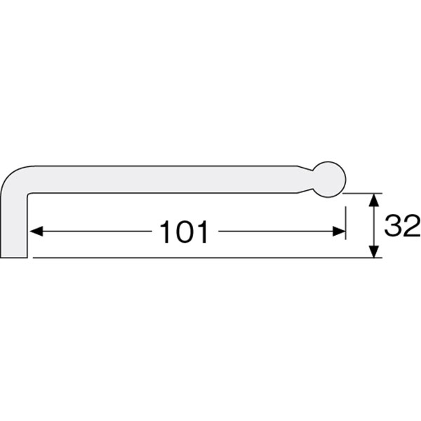 W-112-6 ボールポイントレンチ