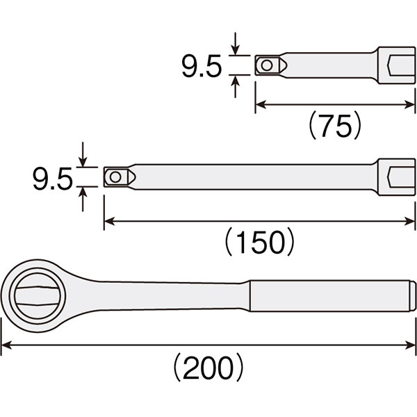 W-511 ソケットレンチセット