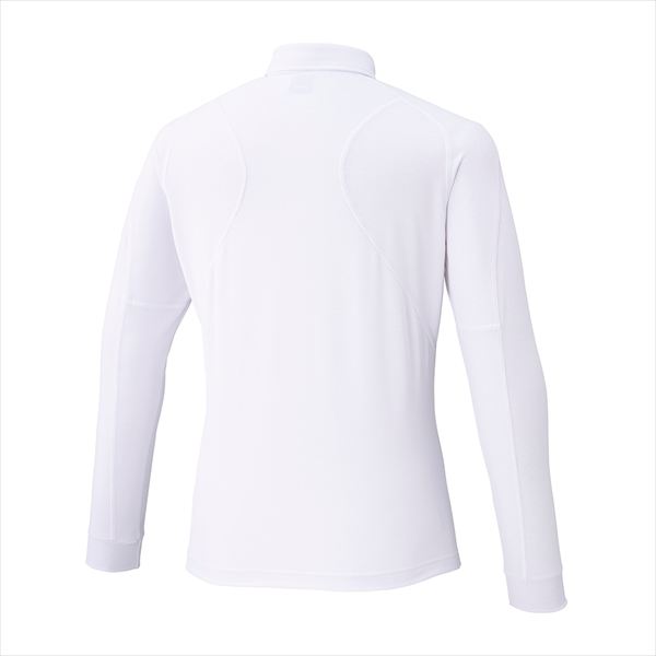 ワークボタンダウンポロシャツ 長袖 F2JAC111 ホワイト 4XL-8