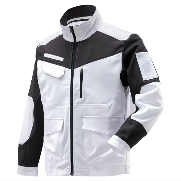 ワークジャケット 通年 F2JE1194 ホワイト×チャコール 2XL