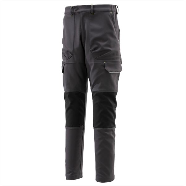 ワークパンツ 通年 F2JF1194 チャコール×ブラック XL