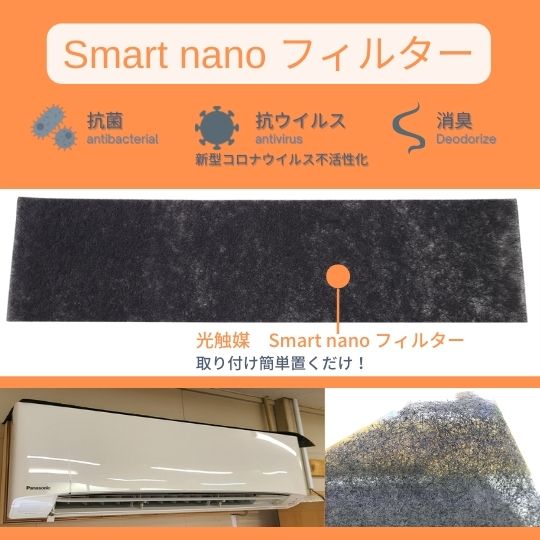 Smart nano フィルター 壁掛けエアコン用