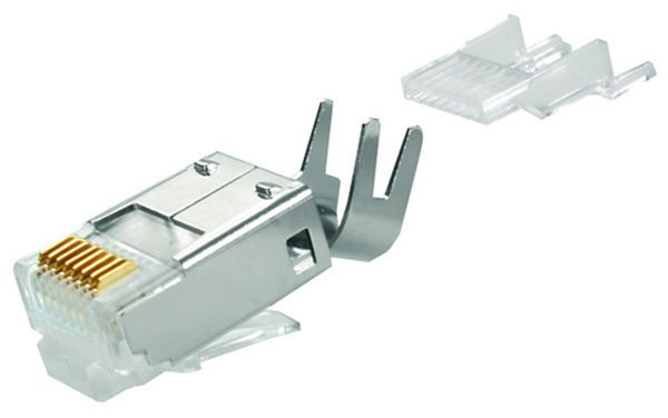 RJ45シールドプラグ AWG24-27