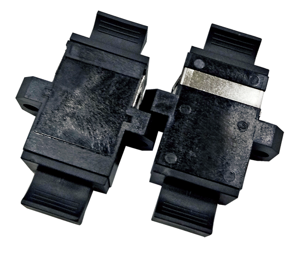 MPOアダプタ UP/DOWN フランジあり 黒