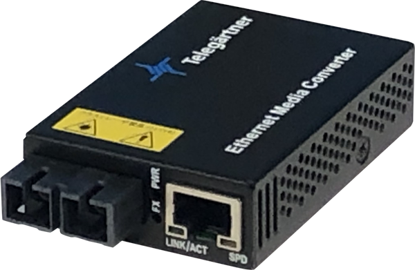 メディアコンバータ 1Gbps シングルモード 2芯 SC 50km TMC-302TRSC-SM50