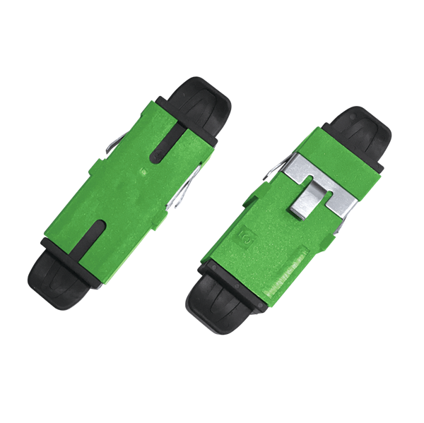 SCシンプレックスアダプタ フランジなし 特殊バネ 緑