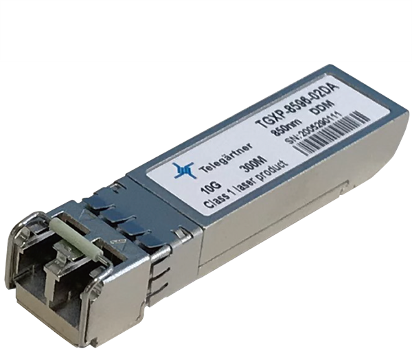 SFPモジュール SFPモジュール 10Gbps(SR) MM LC 850 300m -40～85 TGXP-8596