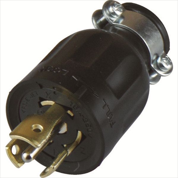 アメリカン電機　引掛形　ゴムプラグ　接地３Ｐ１５Ａ２５０Ｖ TRUSCO