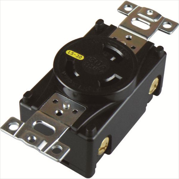 アメリカン電機　引掛形　埋込コンセント　接地２Ｐ３０Ａ１２５Ｖ TRUSCO