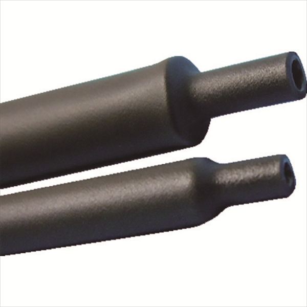 デンカエレクトロン　収縮率１／３　サンイチチューブ　粘着付　黒　Φ９．０　５ｍｘ１本　収縮率３：１  CC9030 TRUSCO