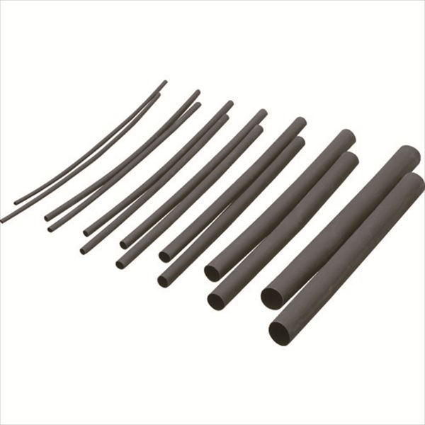 ＰＡＮＤＵＩＴ　熱収縮チューブ　サイズコンビネーションパック　スモールタイプ　黒  HSTTYK1 TRUSCO