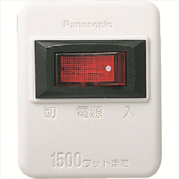 Ｐａｎａｓｏｎｉｃ　スイッチ付タップ　ホワイト TRUSCO
