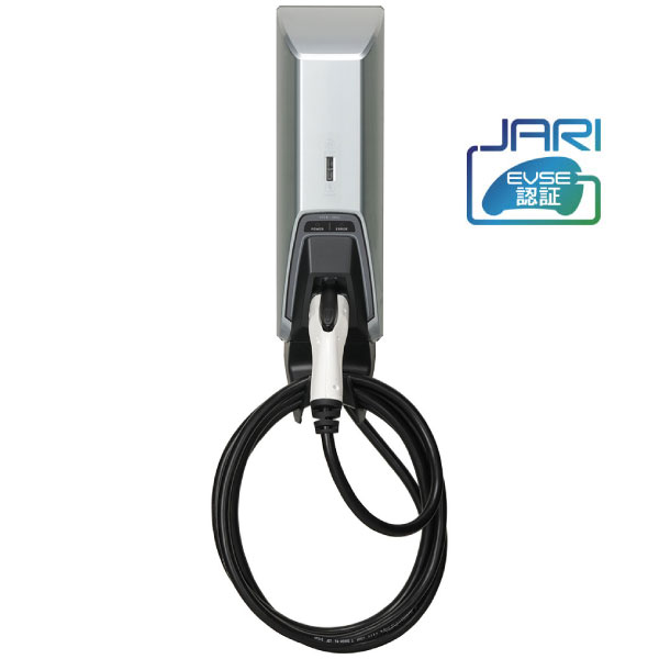 EV・PHEV用充電設備 Pit-3G 単機能モデル 壁掛 EVP3GJS60NWML05 充電ケーブル長5m