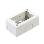 DZB261KW メタルモール 1コ用スイッチボックス(浅型)A，B型 共用