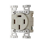 WF1430WK 接地3P30A 埋込コンセント(ミルキーホワイト)