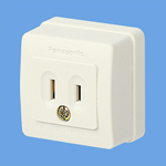 WK1012W 角型コンセント