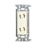 WN1062 埋込抜け止めダブルコンセント