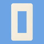 WN6003W モダンプレート3コ用(ミルキーホワイト)